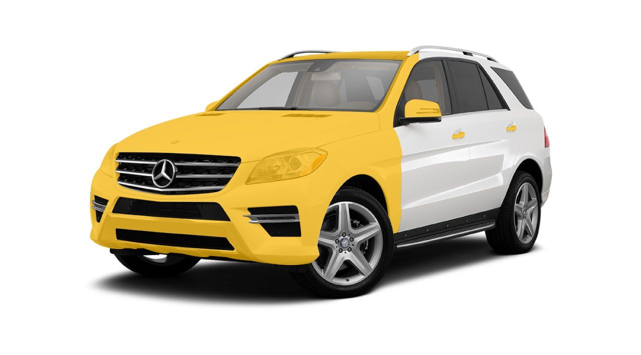 Оклейка бампера плёнкой — Оба бампера