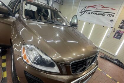 Автомобиль Volvo XC60 на детейлинге Полировка кузова вольво хс60