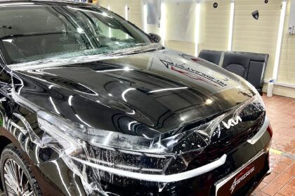 Процесс оклейки и детейлинга Kia cerato