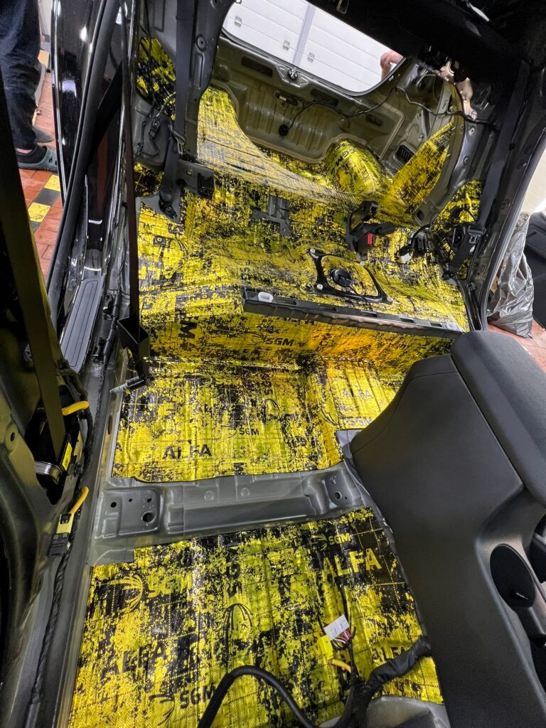 Полировка и шумоизоляция kia cerato
