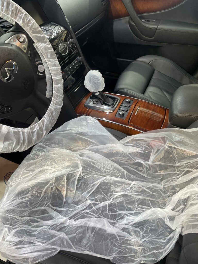Выдача автомобиля клиенту в детейлинг центре