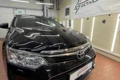 Полировка-camry-50 Покрытие кузова керамикой toyota 50