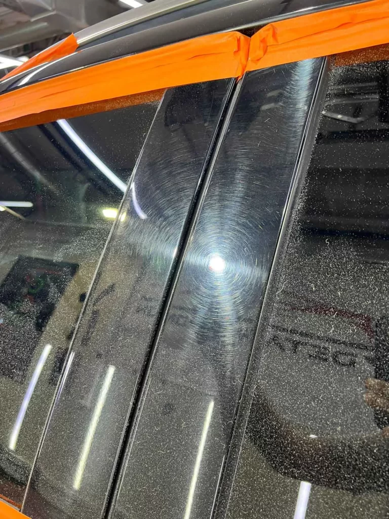 полировка глянцевых вставок