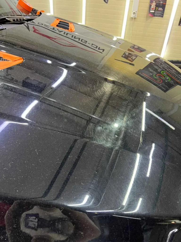Полировка капота мерседес мл350