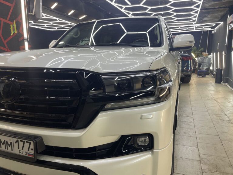 антихром фар land cruiser 200