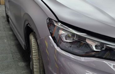Оклейка кузова VW TIGUAN в матовый полиуретан