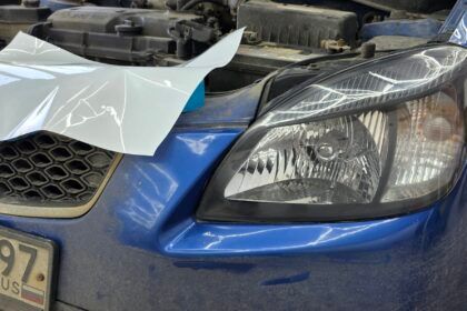 восстановление фар с помощью полировки и шлифовки