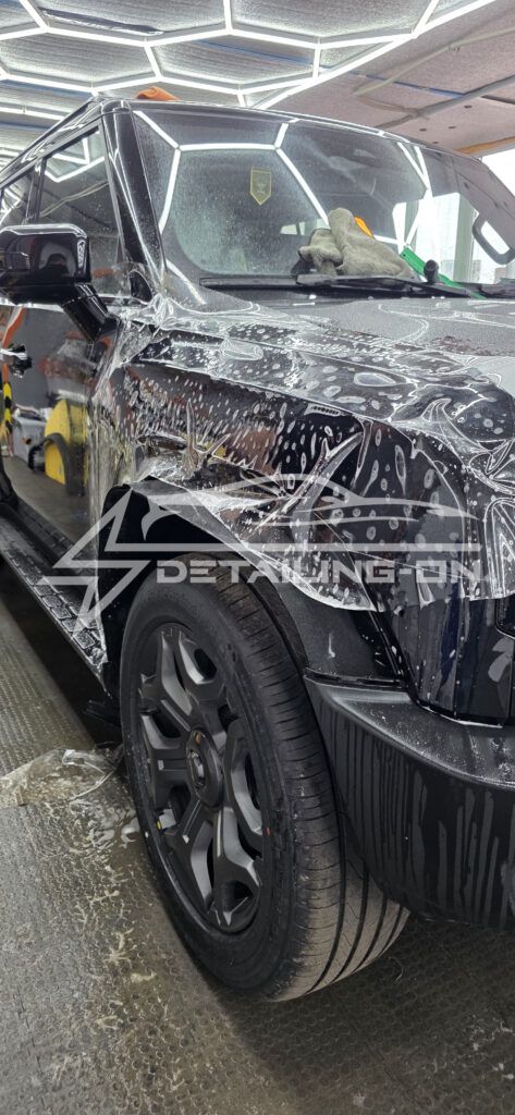 Оклейка зоны риска полиуретановой пленкой Jetour T2