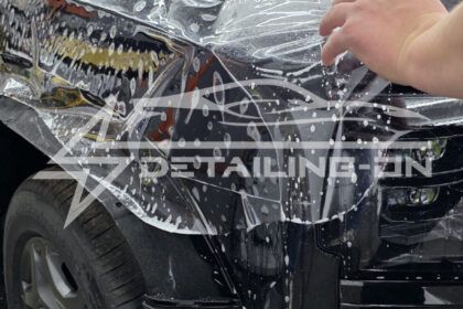 Оклейка зоны риска полиуретановой пленкой Jetour T2