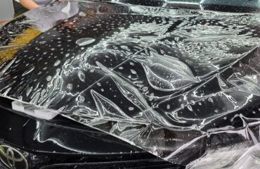 Снятие пленки с капота toyota camry