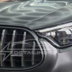 Оклейка серого Mercedes-AMG GLC 43 в матовый полиуретан