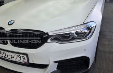 оклейка bmw 5 матовым полиуретаном spectroll premium