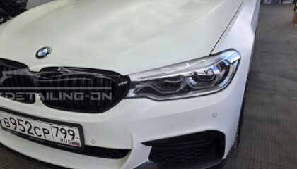 оклейка bmw 5 матовым полиуретаном spectroll premium