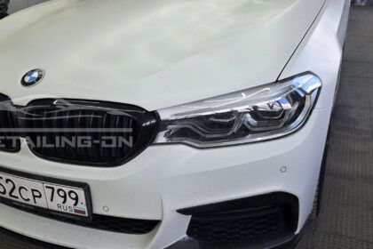 оклейка bmw 5 матовым полиуретаном spectroll premium
